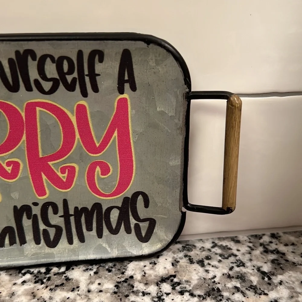 Mini Tin Christmas Tray